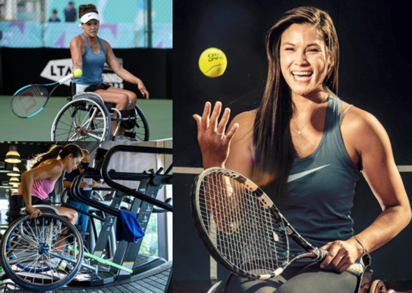 Paralympian Dana Mathewson Advocates for Tennis for Everybody